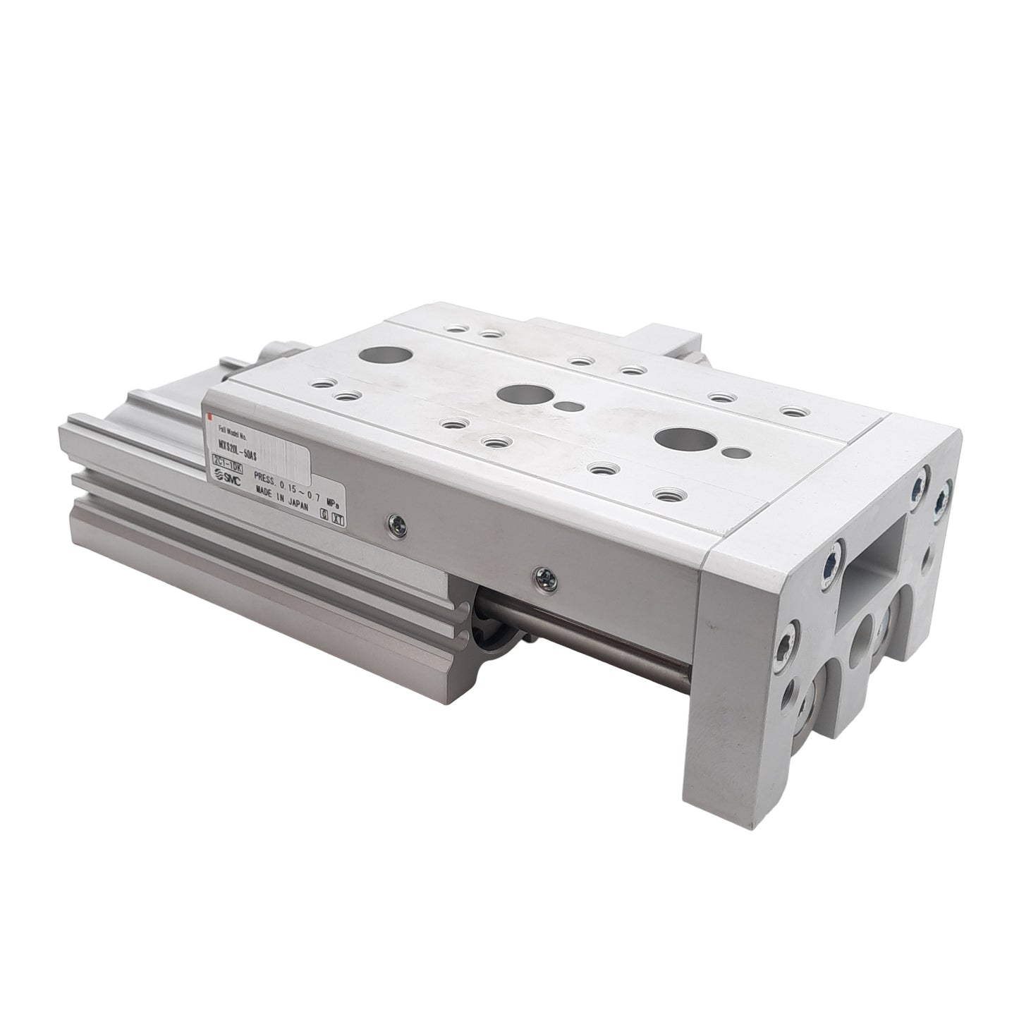 New SMC MXS20L-50AS Symmetric Type Air Slide Table, ø20mm Bore, 50mm Stroke, Rc1/8