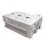 New SMC MXS20L-50AS Symmetric Type Air Slide Table, ø20mm Bore, 50mm Stroke, Rc1/8