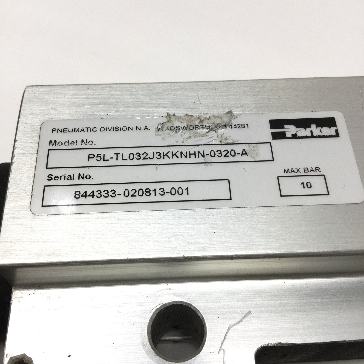Used Parker P5L-TL032J3KKNHN-0320-A Guided Cylinder Slide 32mm Bore, 320mm Stroke