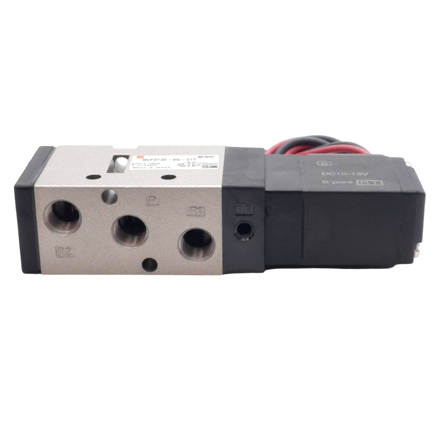 New SMC NVF3130-6G-01T Solenoid Valve 2-Position Single, 0.7MPa, NPTF1/8, 12VDC Coil