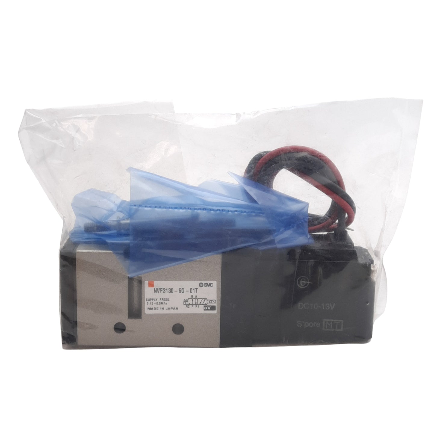 New SMC NVF3130-6G-01T Solenoid Valve 2-Position Single, 0.7MPa, NPTF1/8, 12VDC Coil