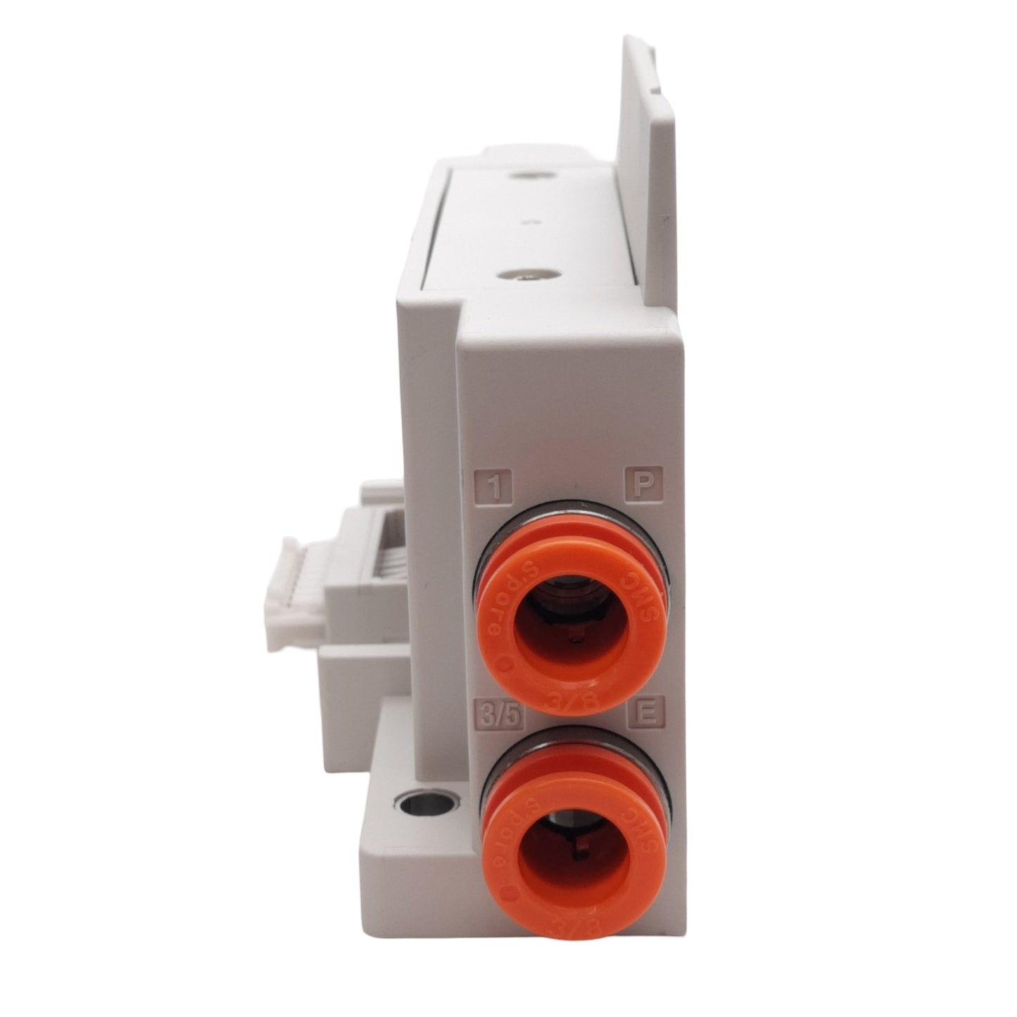 New SMC SY50M-1-16A-N11 Supply/Exhaust Block Assembly For SY5000, ø3/8in One-Touch