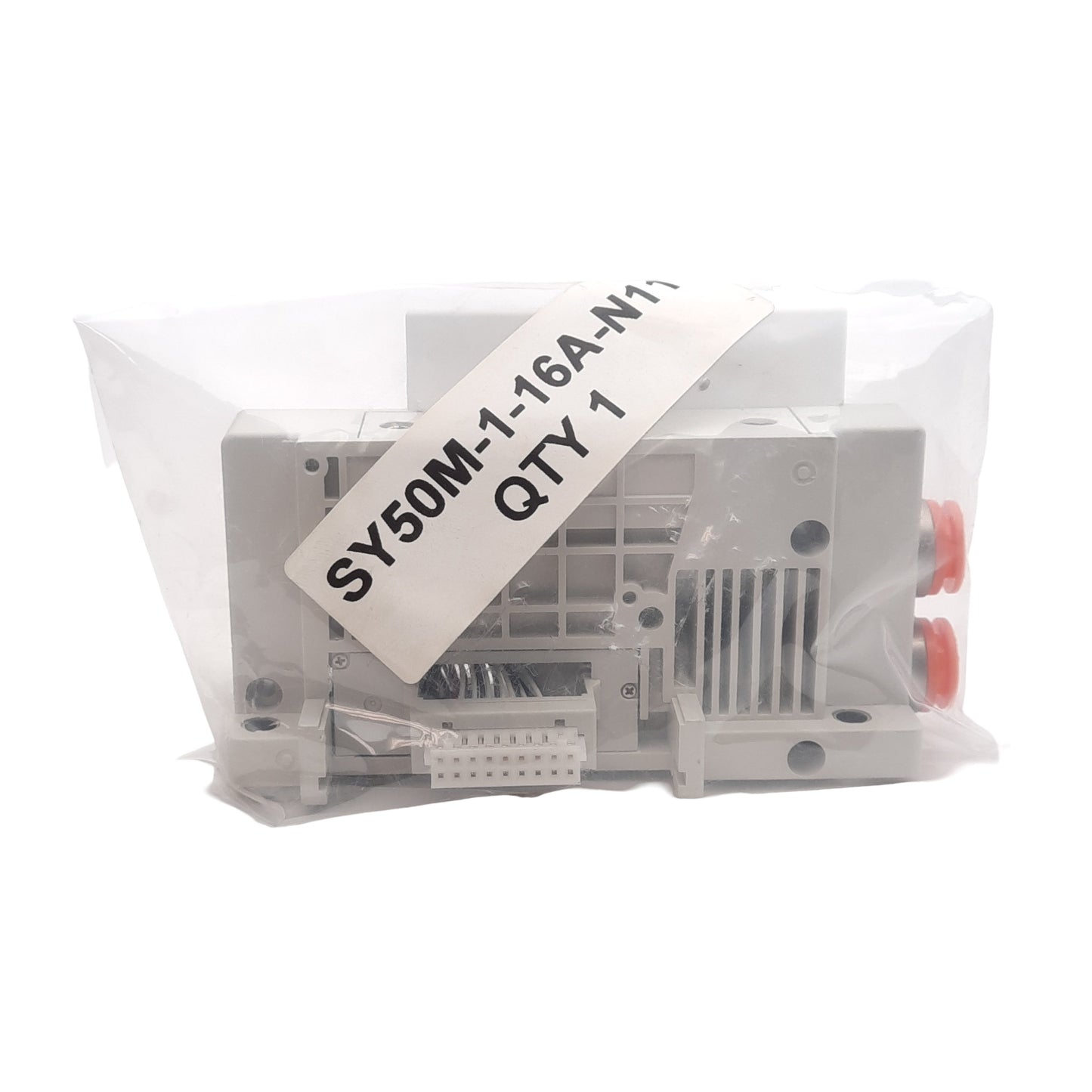 New SMC SY50M-1-16A-N11 Supply/Exhaust Block Assembly For SY5000, ø3/8in One-Touch
