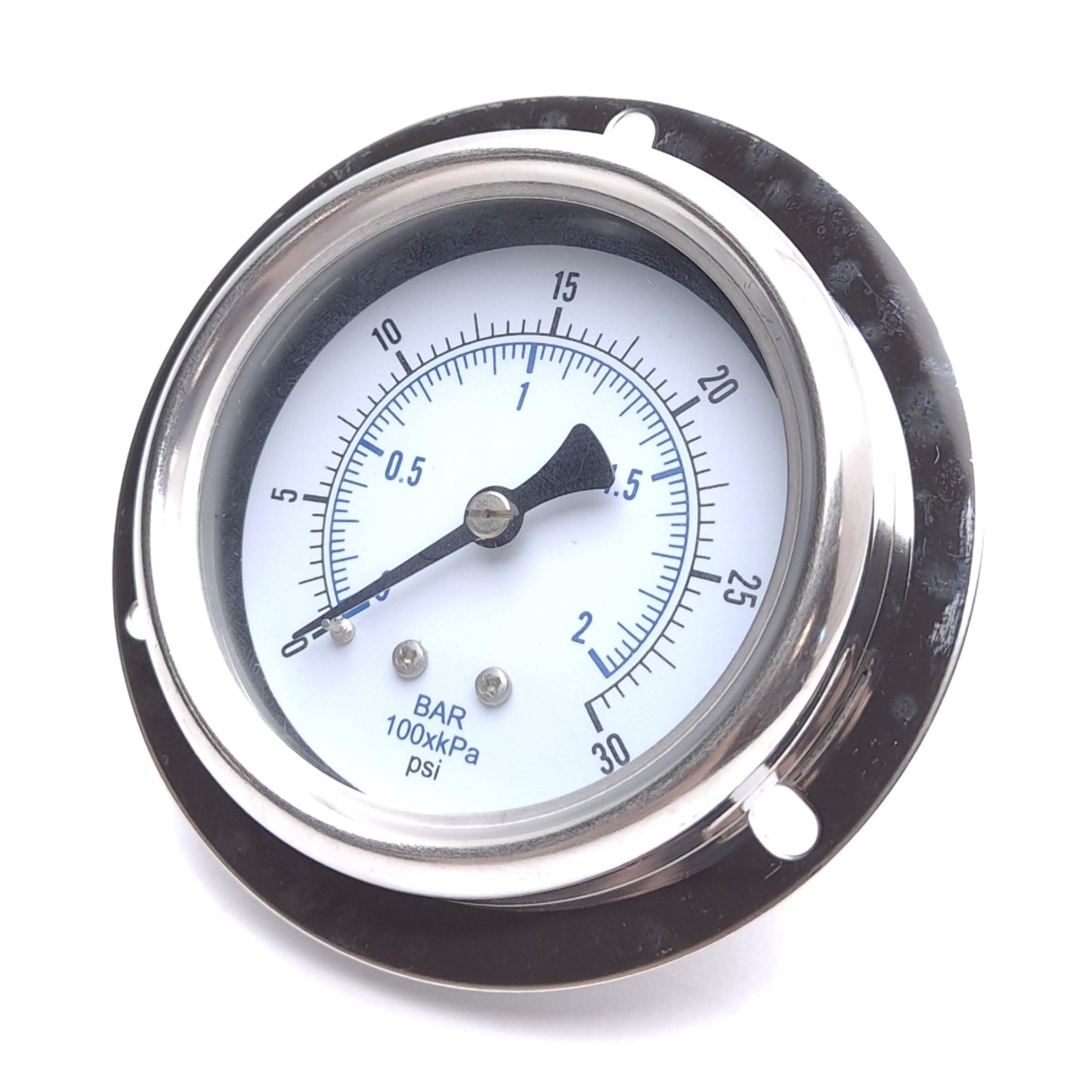 New PIC 214D-254C Pressure Gauge, ø2-1/2in Dial, 1/4in NPT, 0-30psi Range