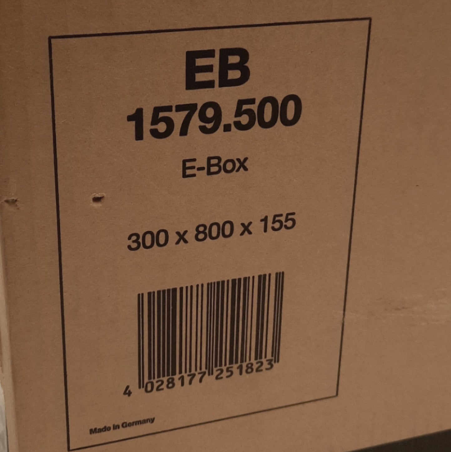 New Rittal EB 1579.500 E-Box Steel Electrical Enclosure, 800mm x 300mm x 155mm