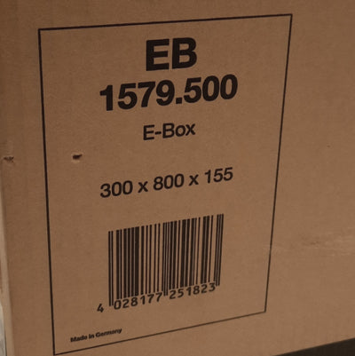 New Rittal EB 1579.500 E-Box Steel Electrical Enclosure, 800mm x 300mm x 155mm
