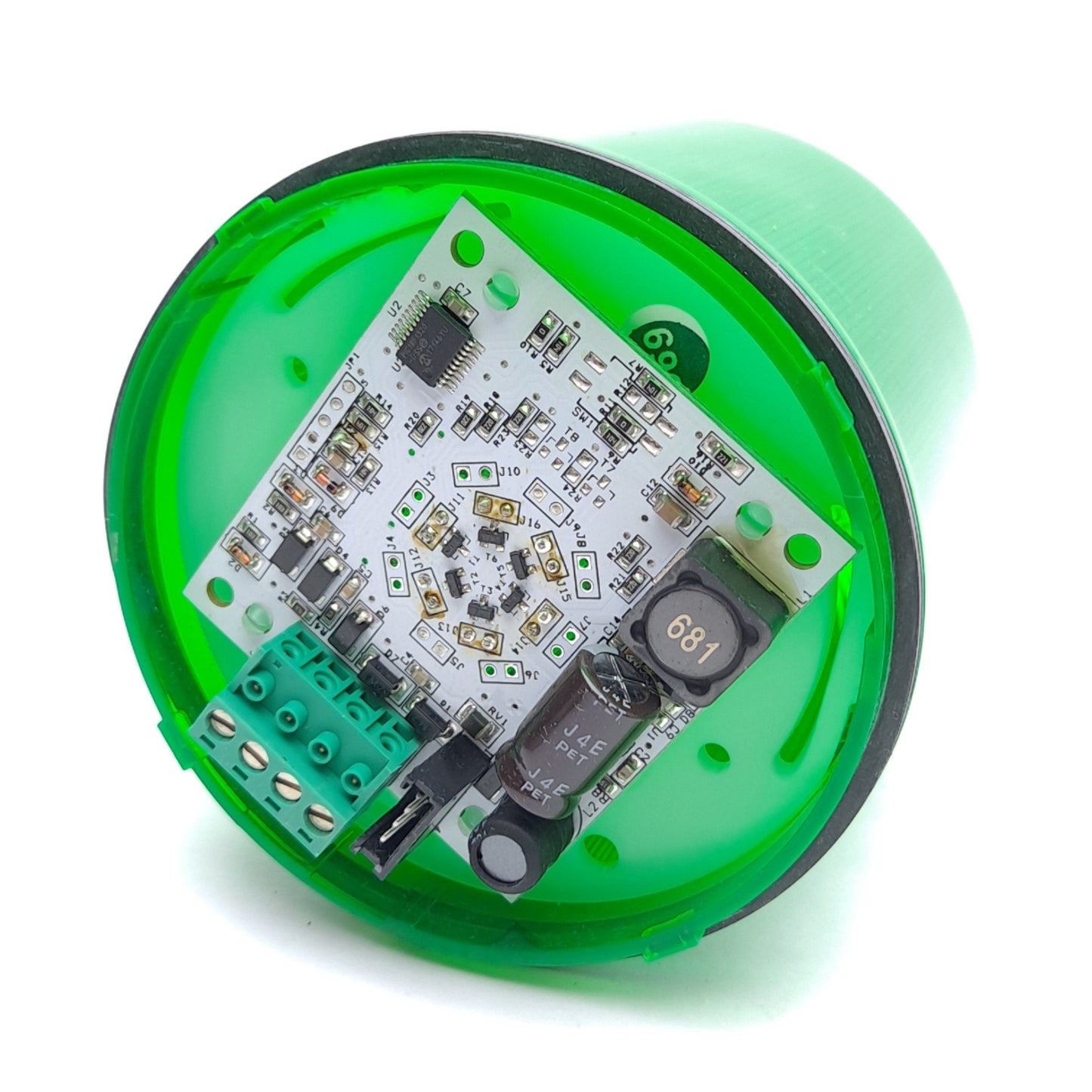 New Federal Signal SLM100G Modular LED Beacon, Green Lens, Steady/Flashing/Rotating