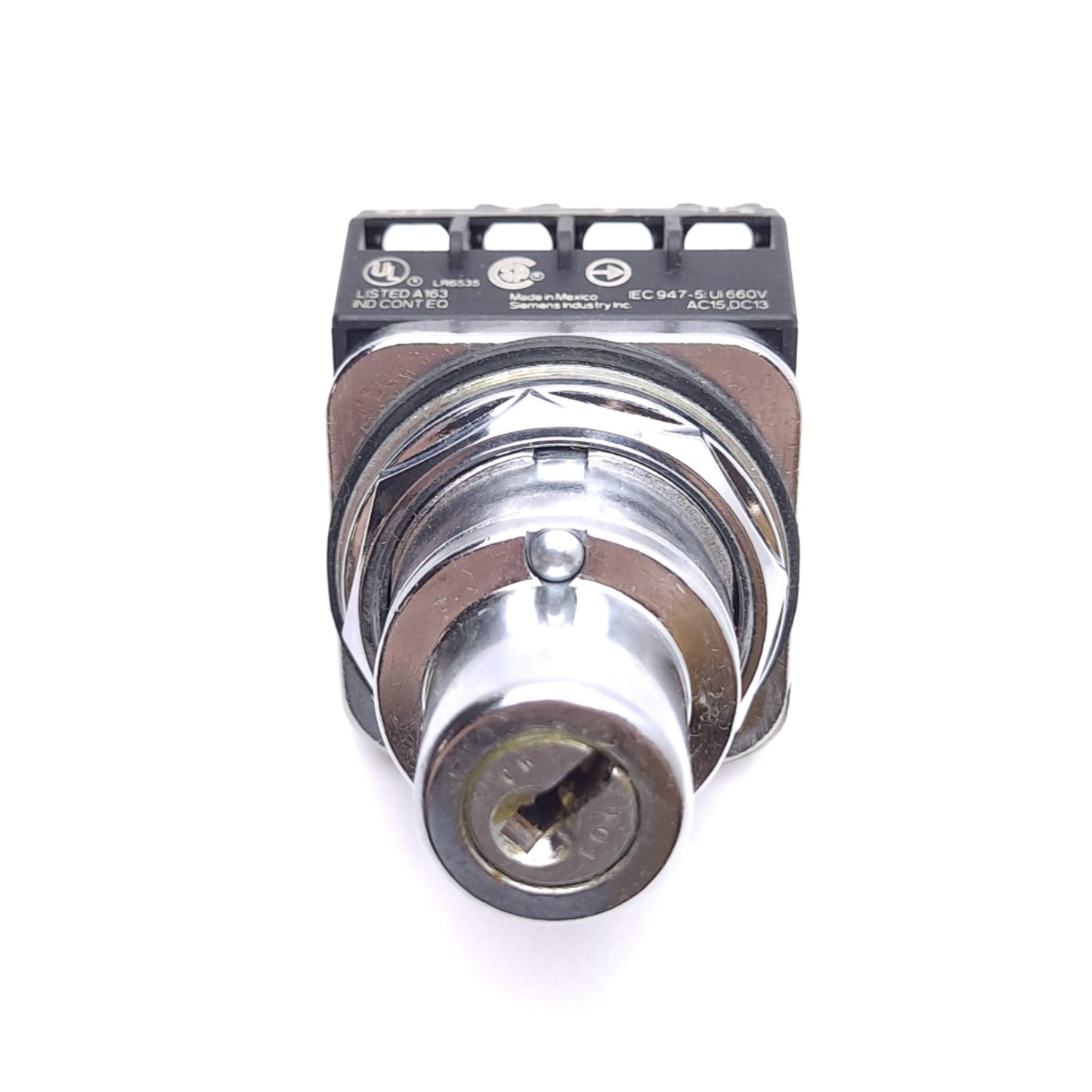 New Siemens 52SC6AFA1 Keyed Selector Switch, 2-Position, Maintained, 1NO 1NC