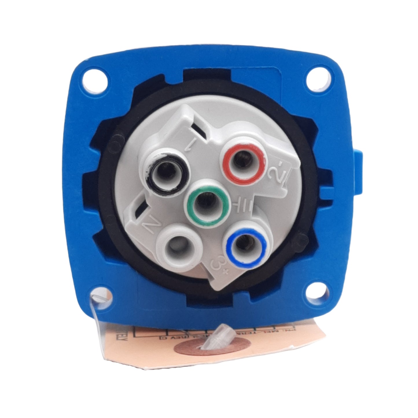 New Meltric 63-18043 & 61-1A013 DSN20 Inlet Connector, 3P+G, 20A 480VAC, NEMA 4X