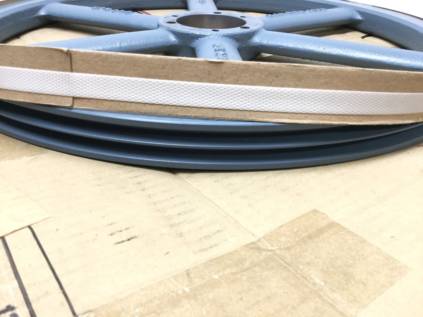 New – Open box Baldor Maska 2-3V19.00SK 2-Groove Dual V-Belt Pulley QD Sheave 19" OD, 1300RPM