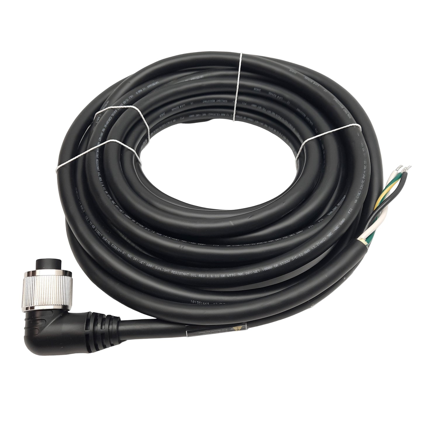 New Turck GKDWM 32-10M Single Ended Cordset 3-Pin 1-3/8"-16 UN Female 600VAC 30A 10m