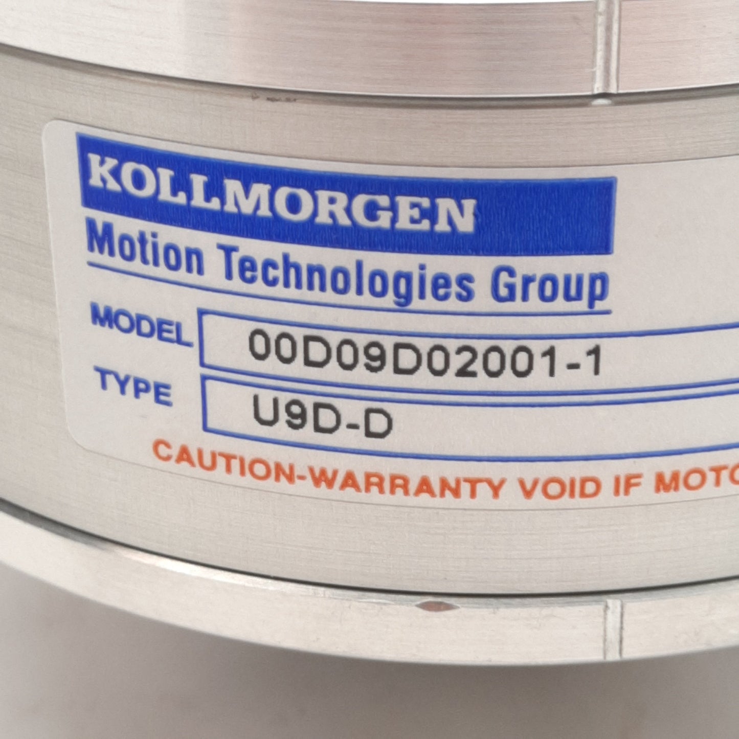 New Kollmorgen U9D-D Platinum Series Servo Disc DC Motor 32VDC ø1/2in Shaft 3000RPM