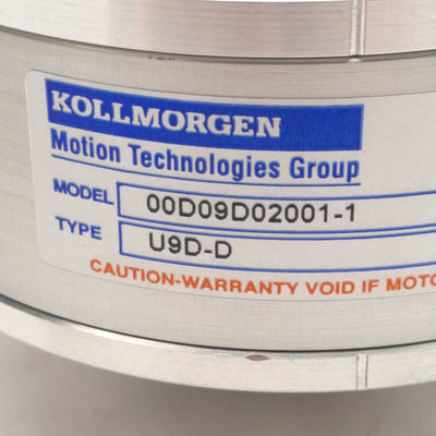 New Kollmorgen U9D-D Platinum Series Servo Disc DC Motor 32VDC ø1/2in Shaft 3000RPM