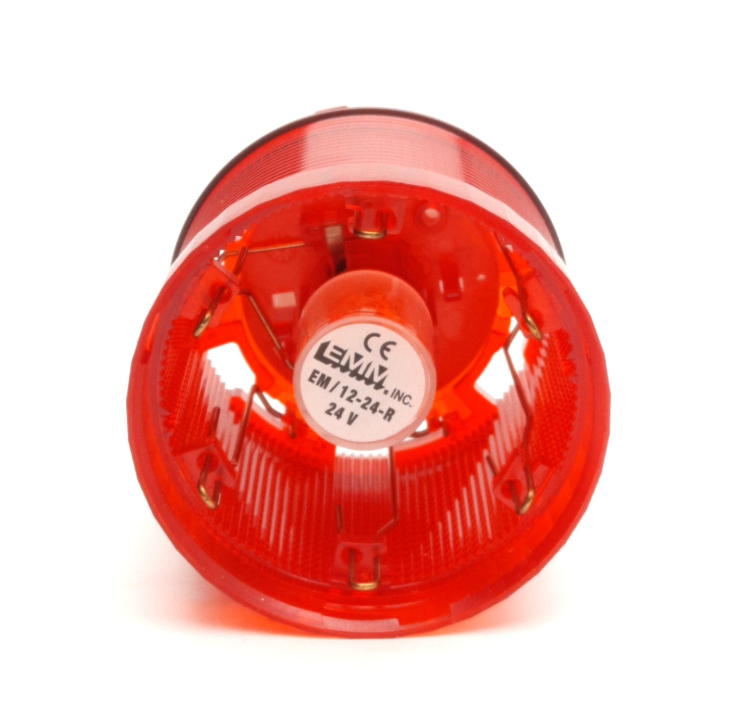 New – Open box Siemens 8WD4 400-1AB Stack Light W/ EM/12-24-R, Red, ø70mm, 24V Bulb