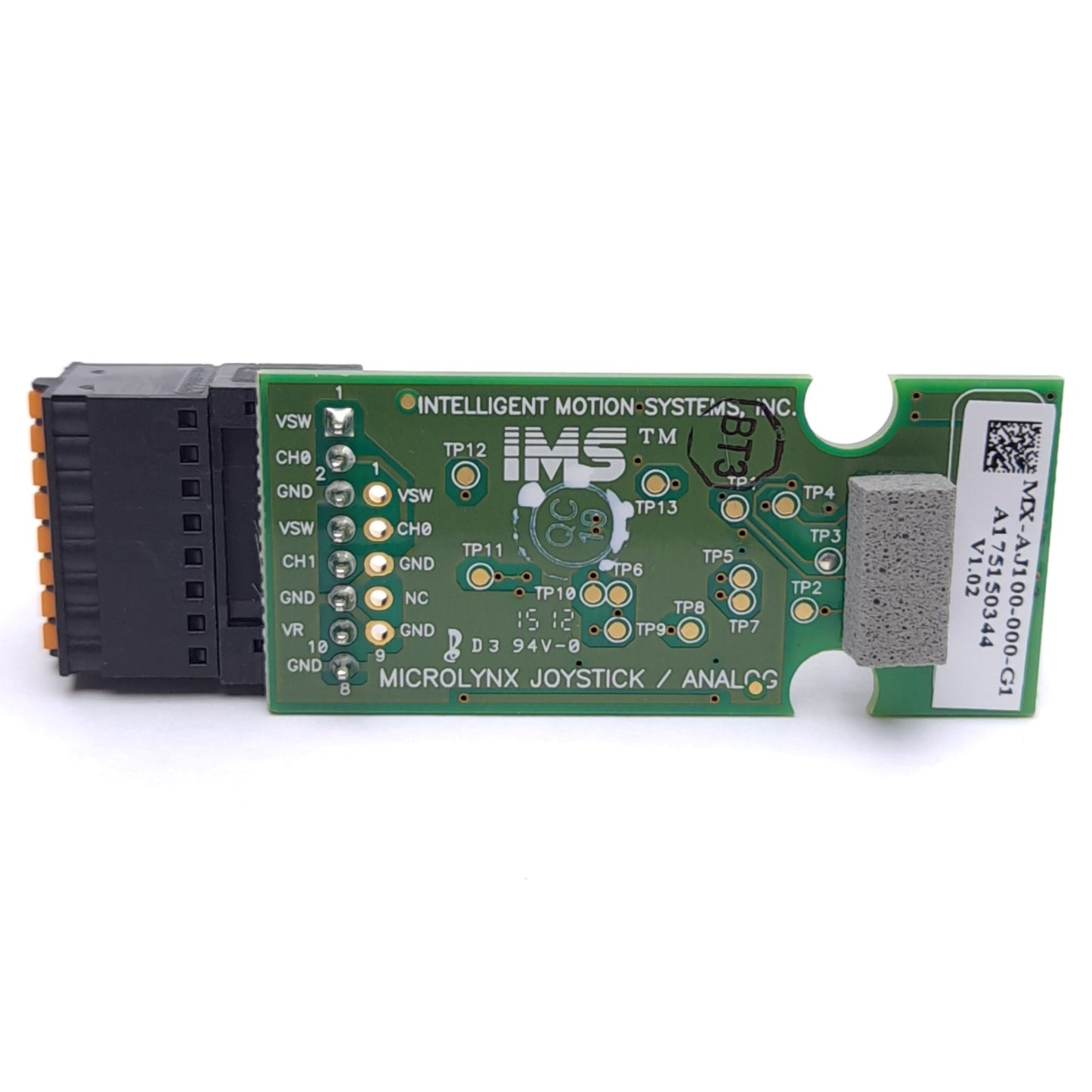 New IMS MX-AJ100-000-G1 MicroLYNX Analog Input/Joystick Interface Module, 2-Channel