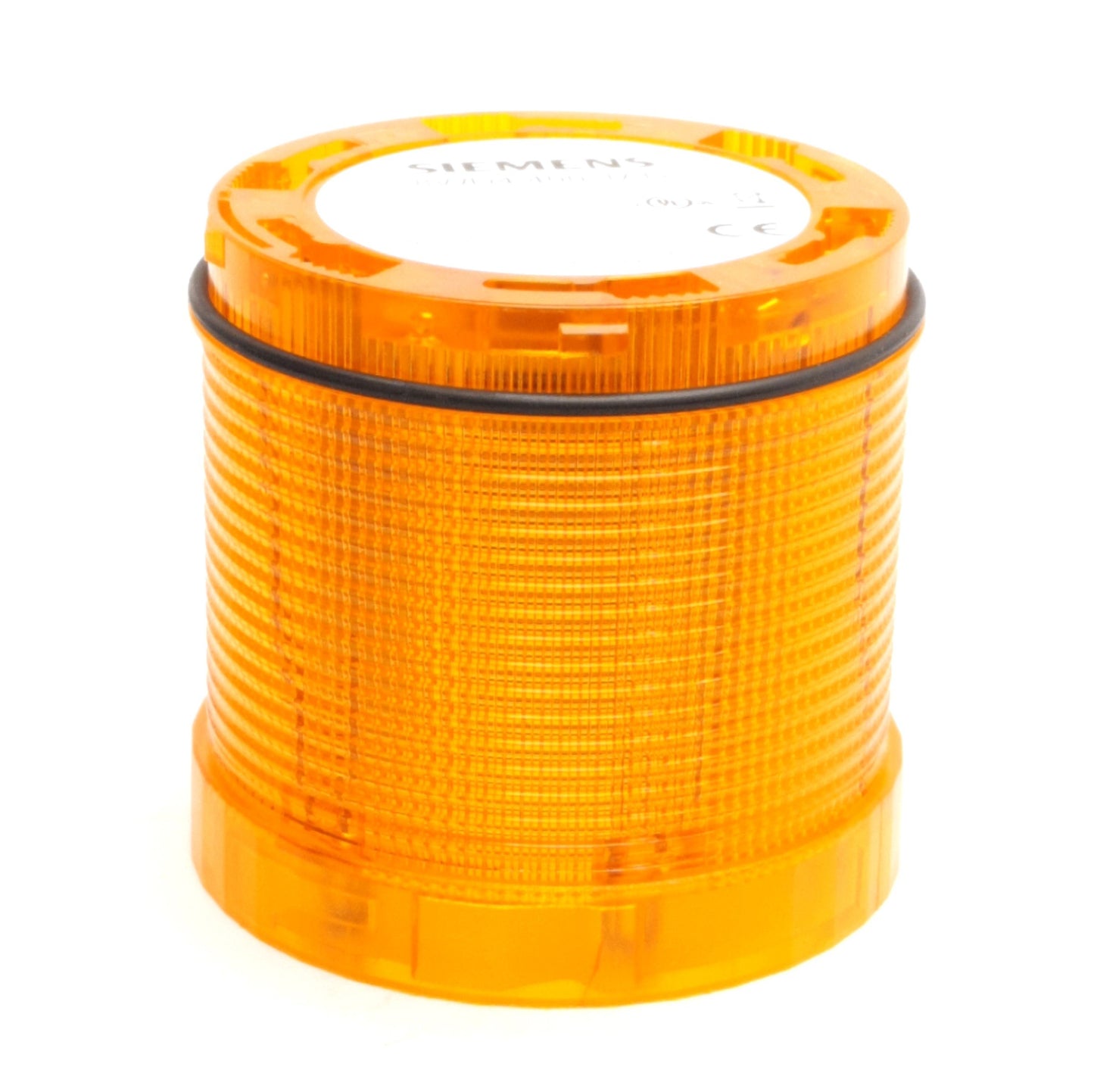 New – Open box Siemens 8WD4 400-1AD Stack Light W/ EM/12-24-Y, Amber, ø70mm, 24V Bulb