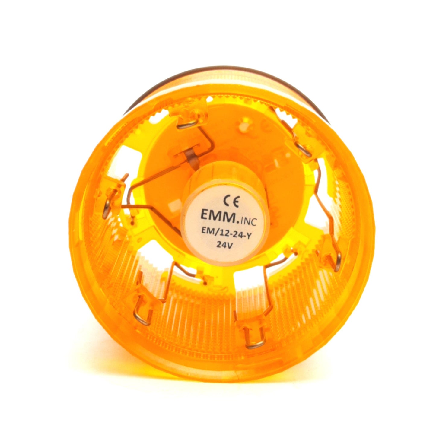 New – Open box Siemens 8WD4 400-1AD Stack Light W/ EM/12-24-Y, Amber, ø70mm, 24V Bulb