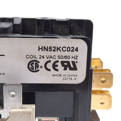 New Carrier HN52KC024 Contactor, 2-Pole, 30A, 24VAC Coil, For Carrier HVAC