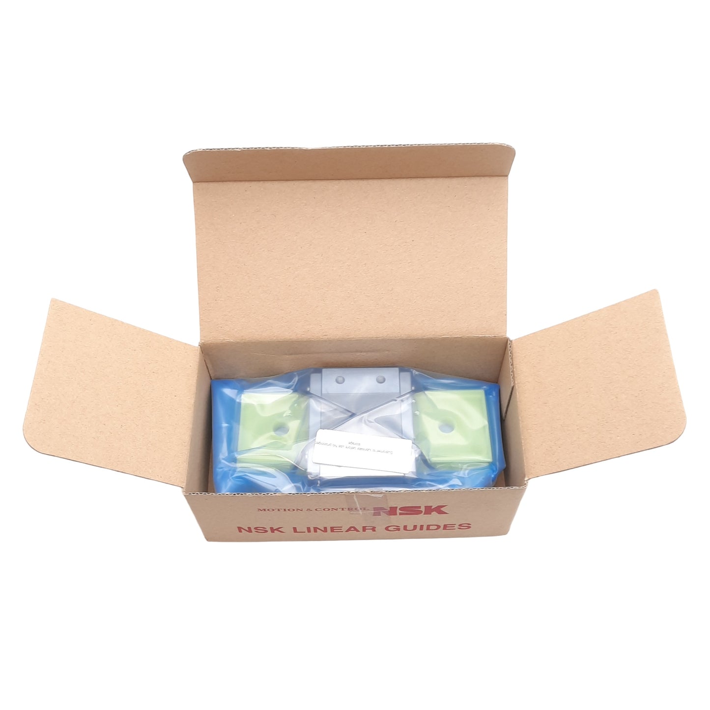 New NSK LAE15ARS Linear Ball Slide Carriage, 56.6x60x12mm, M4x0.7 Holes, 10400N Load