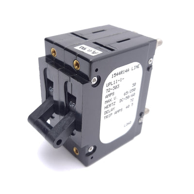 New – Open box Sensata Airpax UPL11-1-72-303 Circuit Breaker, 2-Pole, 30A, 250VAC/65VDC