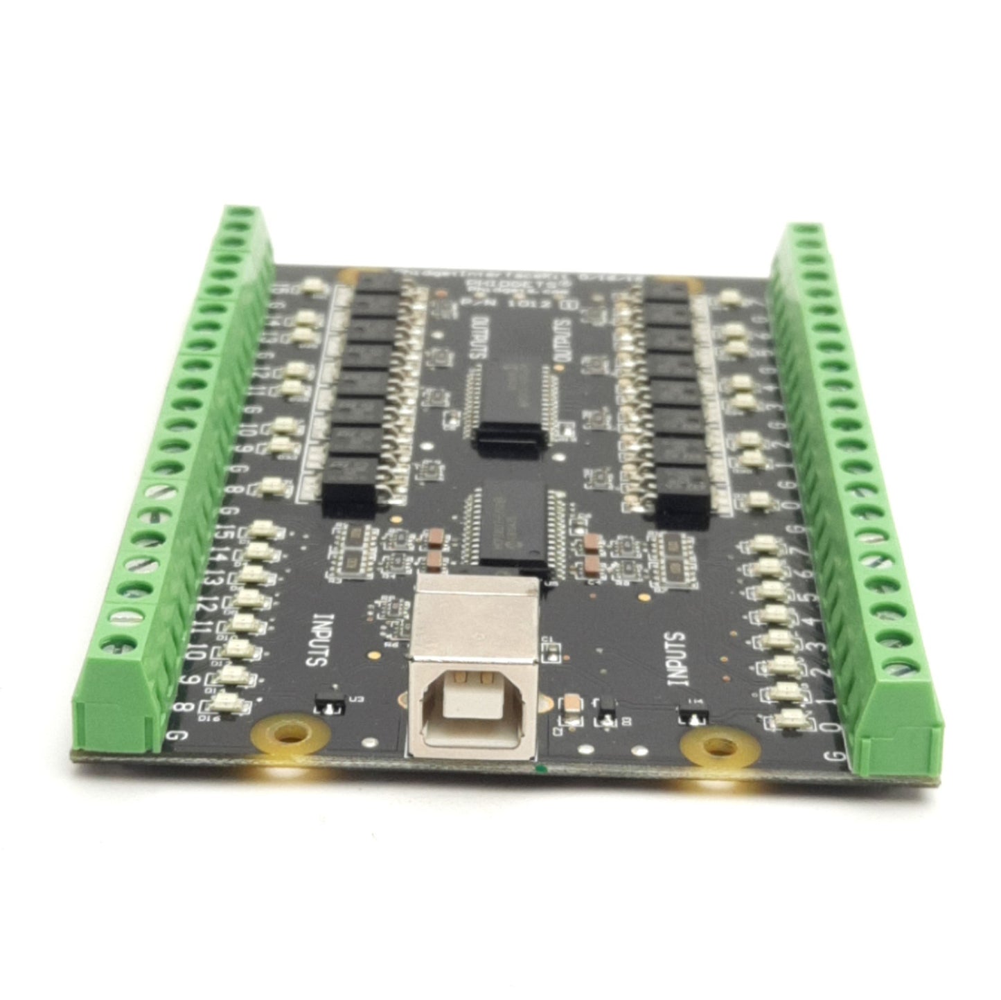 Used Phidgets 0/16/16 1012_1 Digital Interface Kit, 30VDC 2A Max, 15-Channels, USB-B