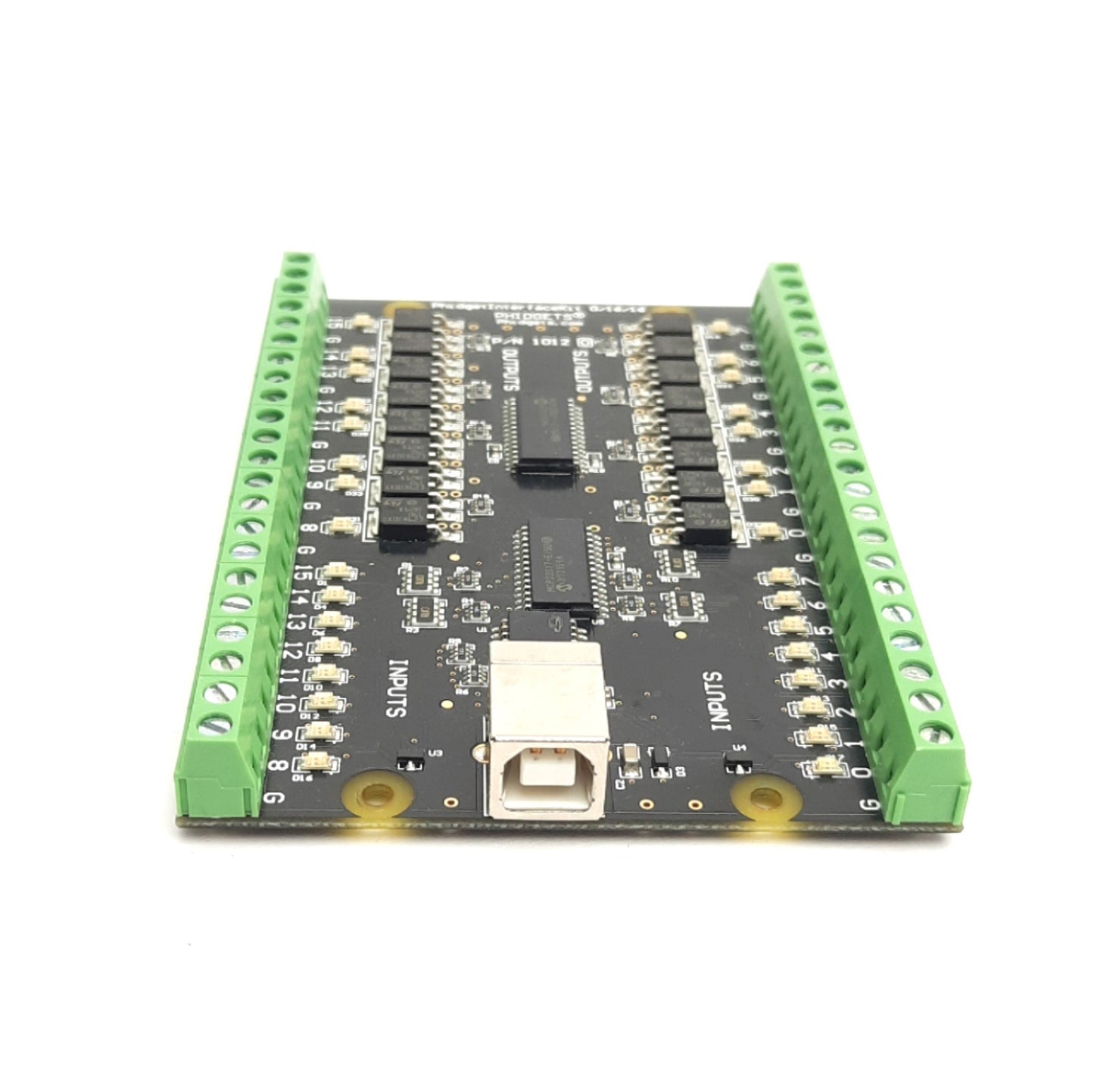 Used Phidgets 0/16/16 1012_0 Digital Interface Kit, 30VDC 2A Max, 15-Channels, USB-B