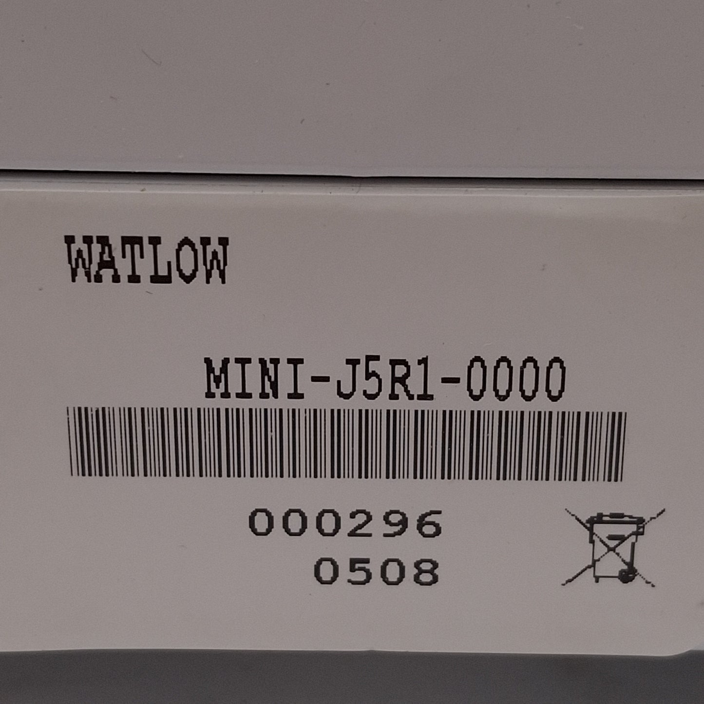 Used Watlow MINI-J5R1-0000 Mini Single Controller Console for J Type Thermocouple