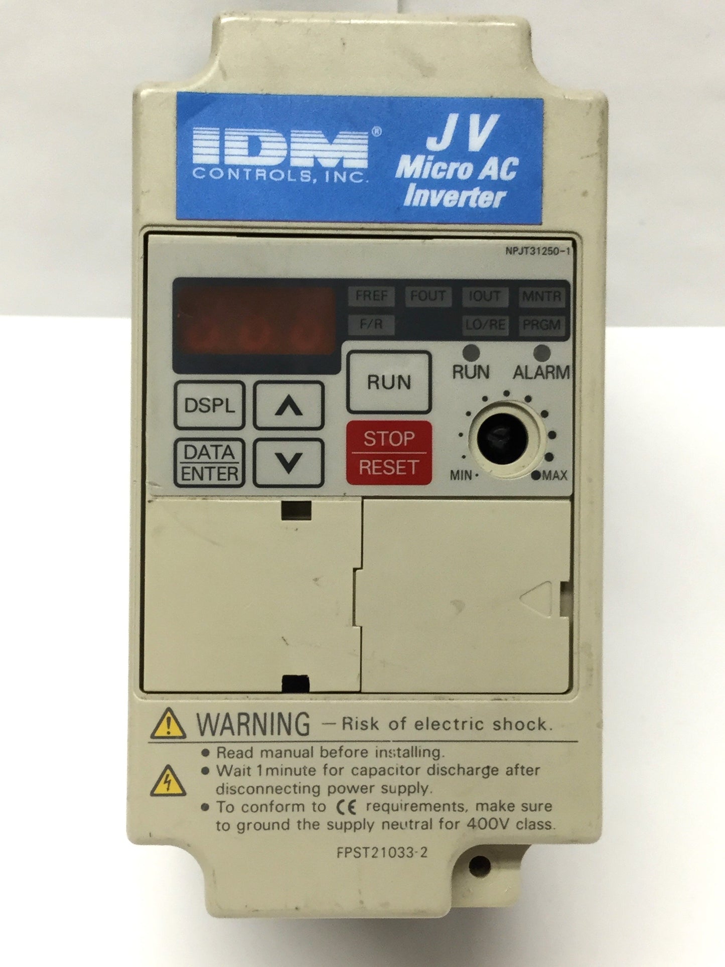 Used Yaskawa CIMR-J7AU20P4 GPD305 Mini AC Inverter Servo Drive, 3PH 230VAC 3A, 1/2HP