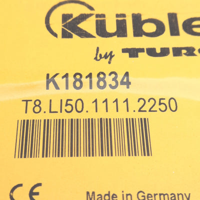 New Turck T8.LI50.1111.2250 Linear Magnet Encoder, 4.8-26VDC, 5µm Resolution, 2m