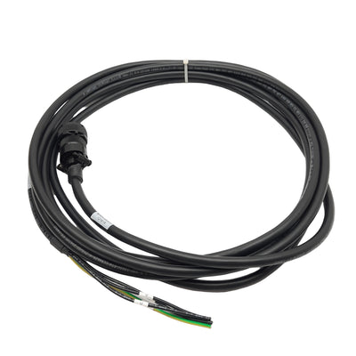 New – Open box Yaskawa B1EV-05(ST) Servo Motor Power Cable, 3-Poles + Ground, 200/400V, 5m Long