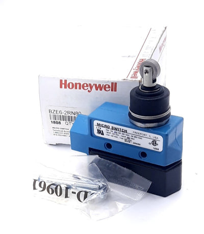 New Honeywell BZE6-2RN80 Limit Switches 600VAC 250VDC SPDT Top Roller Plunger