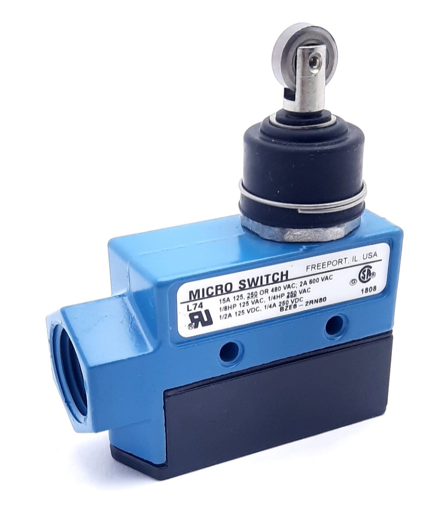 New Honeywell BZE6-2RN80 Limit Switches 600VAC 250VDC SPDT Top Roller Plunger