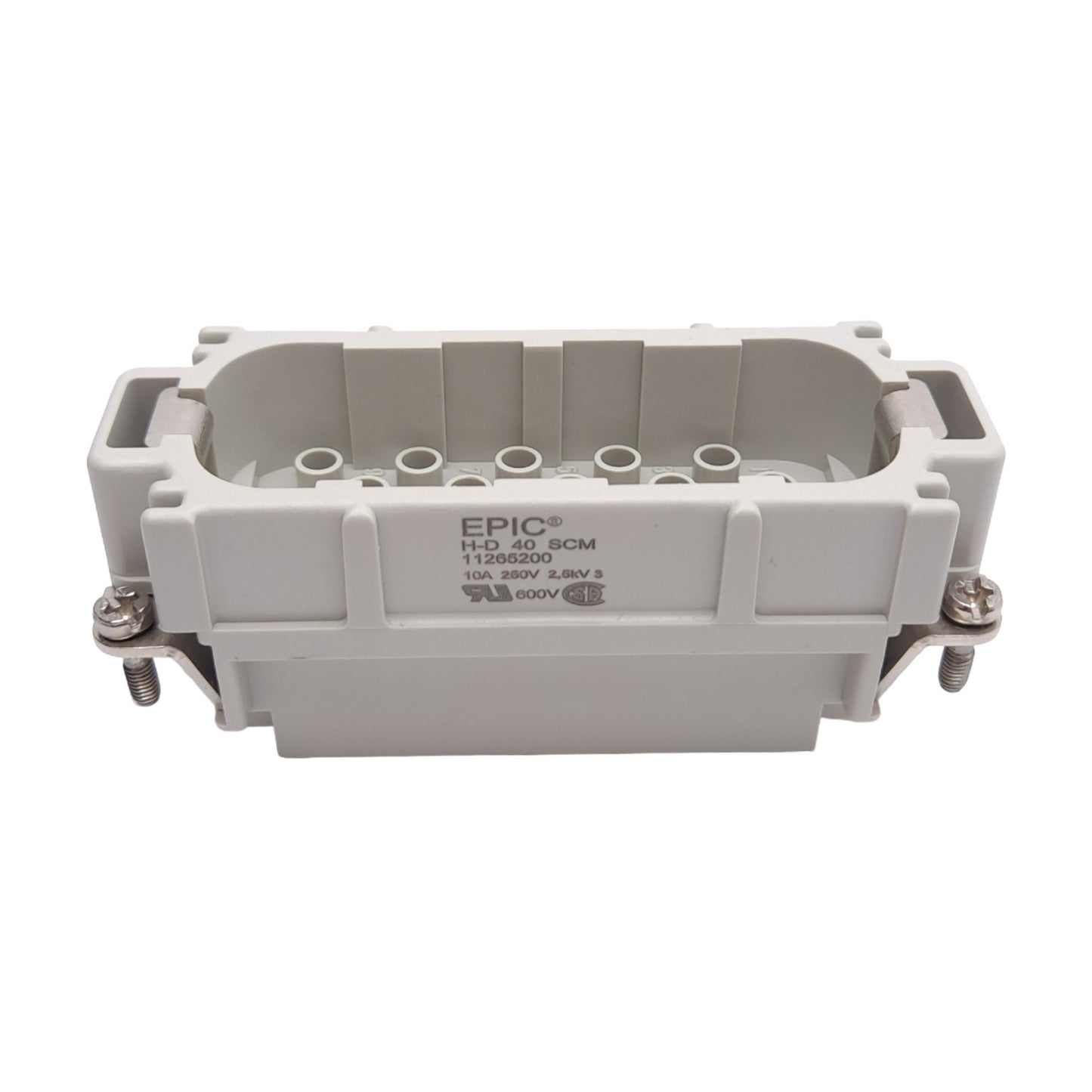 New – Open box Lot of 2 Lapp 11265200 Connector Insert, Male, 40-Contact, Crimp Termination