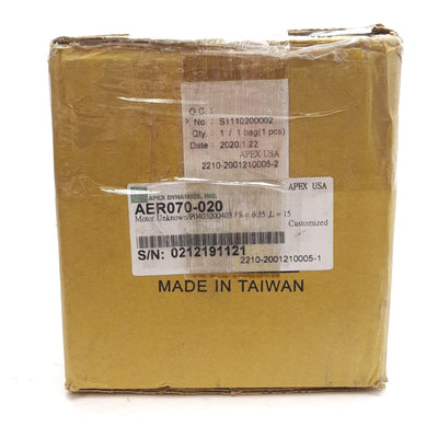 New Apex Dynamics AER070-020 Planetary Gearbox, 20:1, ø16mm Shaft, NEMA 23 & 34