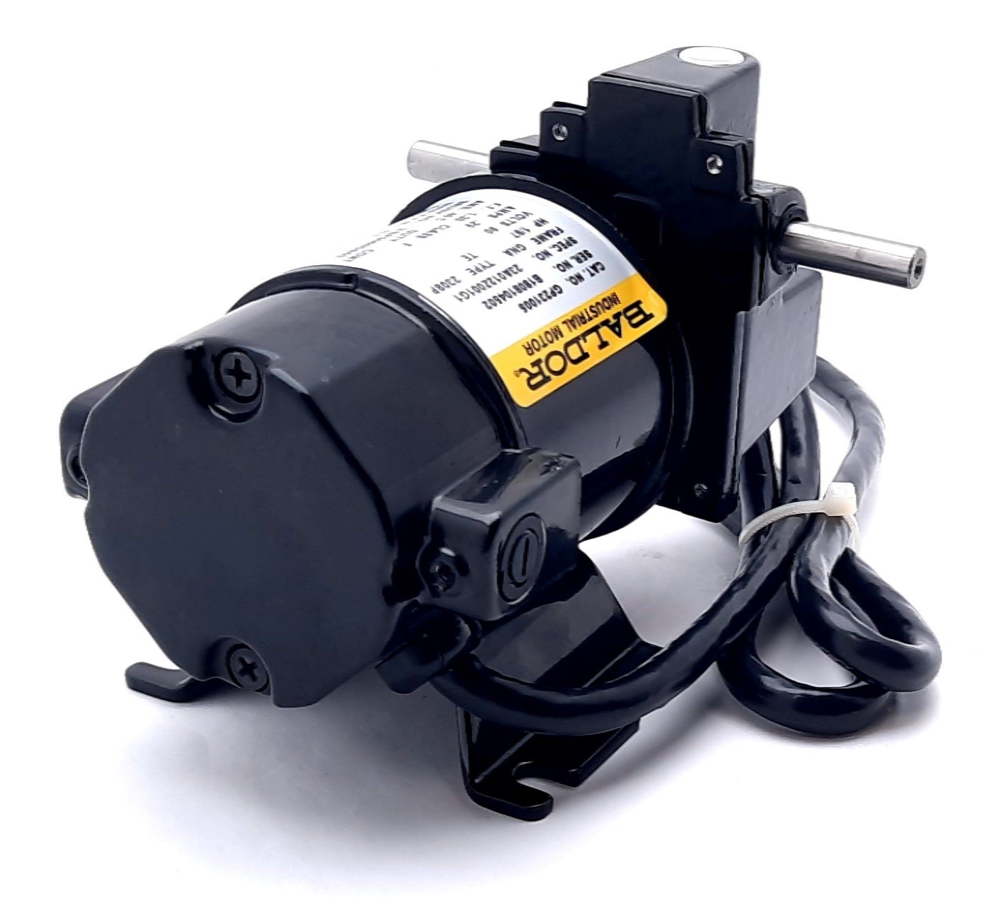 New Baldor GP231005 Right Angle Gear Motor 225:1, 90V, 0.29A, 1/97Hp, 8rpm, 15lb-in