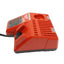 Used Milwaukee 48-59-1812 M12/M18 Battery Charger, 120VAC Supply, 2-Port, 12V/18V