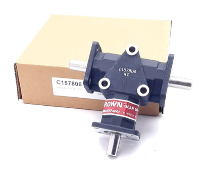 New Crown Zero Max C157806 Three Way Right Angle Gearbox 1:1, 1750rpm,