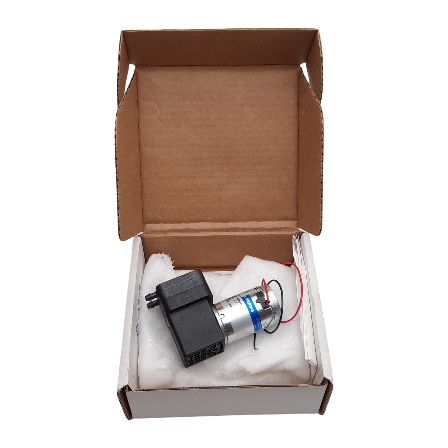 New GAST 15D1150-101-1006 Oilless Diaphragm Pump, 12VDC, 20in Hg to 20PSI, 7LPM