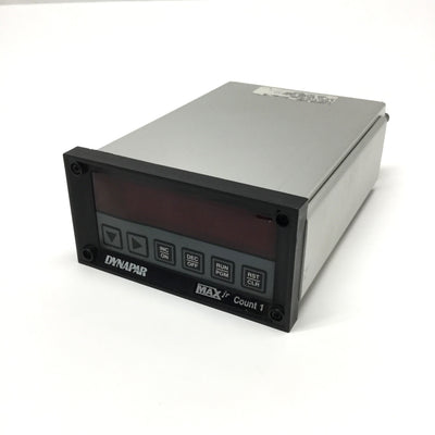 Used Dynapar MCJR1S00 Max Jr Count 1 Digital Totalizer 8-Digit Meter, 115/230VAC