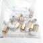New Lot of 10 SMC KQ2W08-U02A Male Elbow One-touch Fitting ø8mm Tubing, UNI 1/4