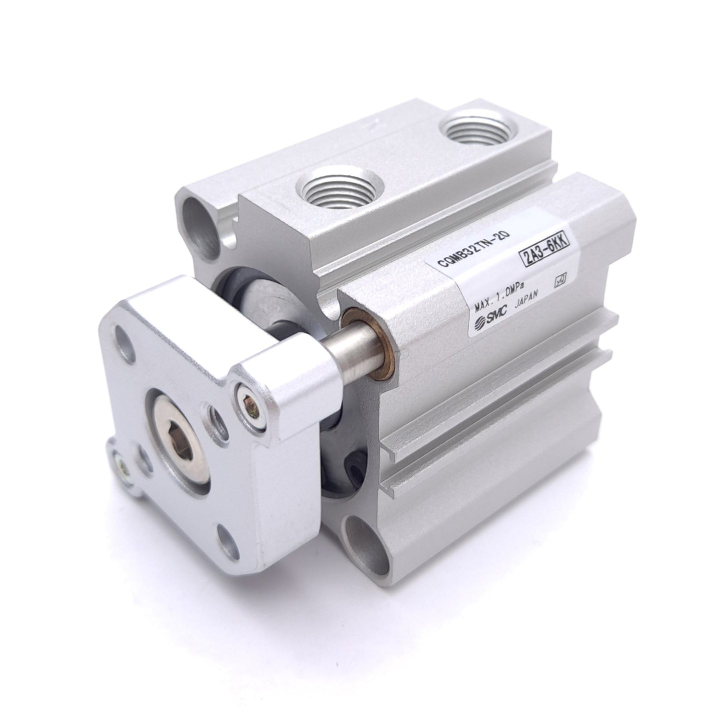 New – Open box SMC CQMB32TN-20 Compact Guided Cylinder, ø32mm Bore, 20mm Stroke, 1/8in NPT