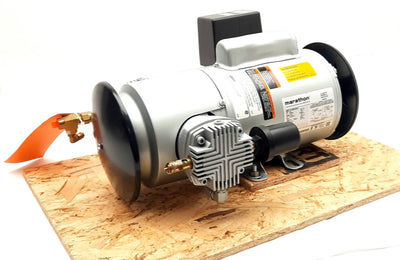 New GAST 5LCA-46S-M550GX Piston Air Compressor Single Phase 115/230VAC 8.4A 1725 RPM