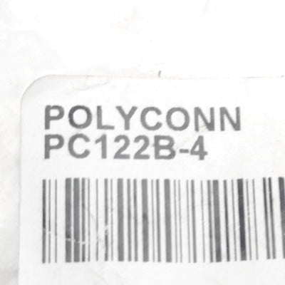 New – Open box Lot of 35 Polyconn PC122B-4 Brass Nipple Hex, 1/4in NPT Male, 1-3/8in Length