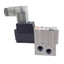 New – Open box SMC VKF334V-5DZ-01T Solenoid Valve, 3-Port, -101.2kPa to 0.1MPa, 1/8in NPTF
