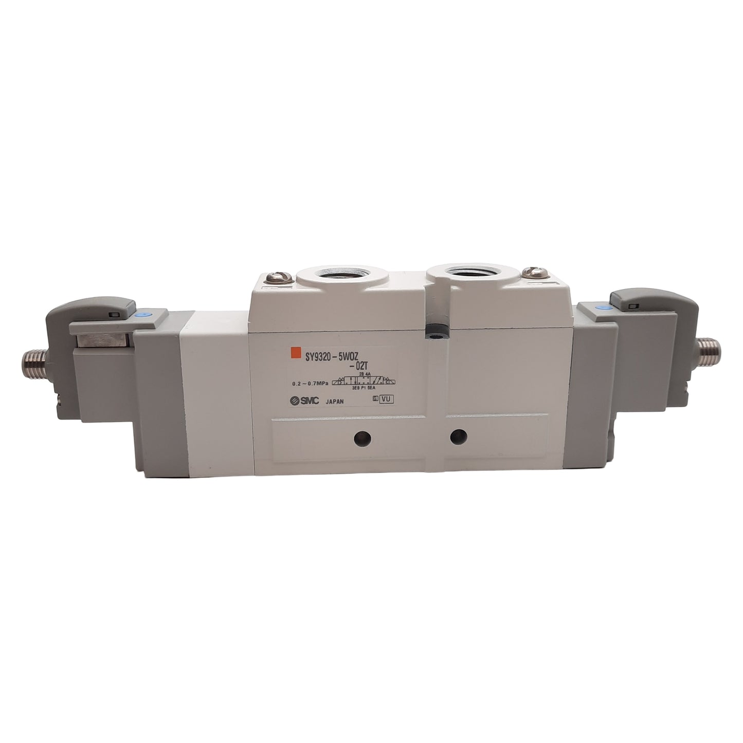 New SMC SY9320-5WOZ-02T Solenoid Valve 3-Position 0.2-0.7MPa 1/4in NPTF 24VDC Coil