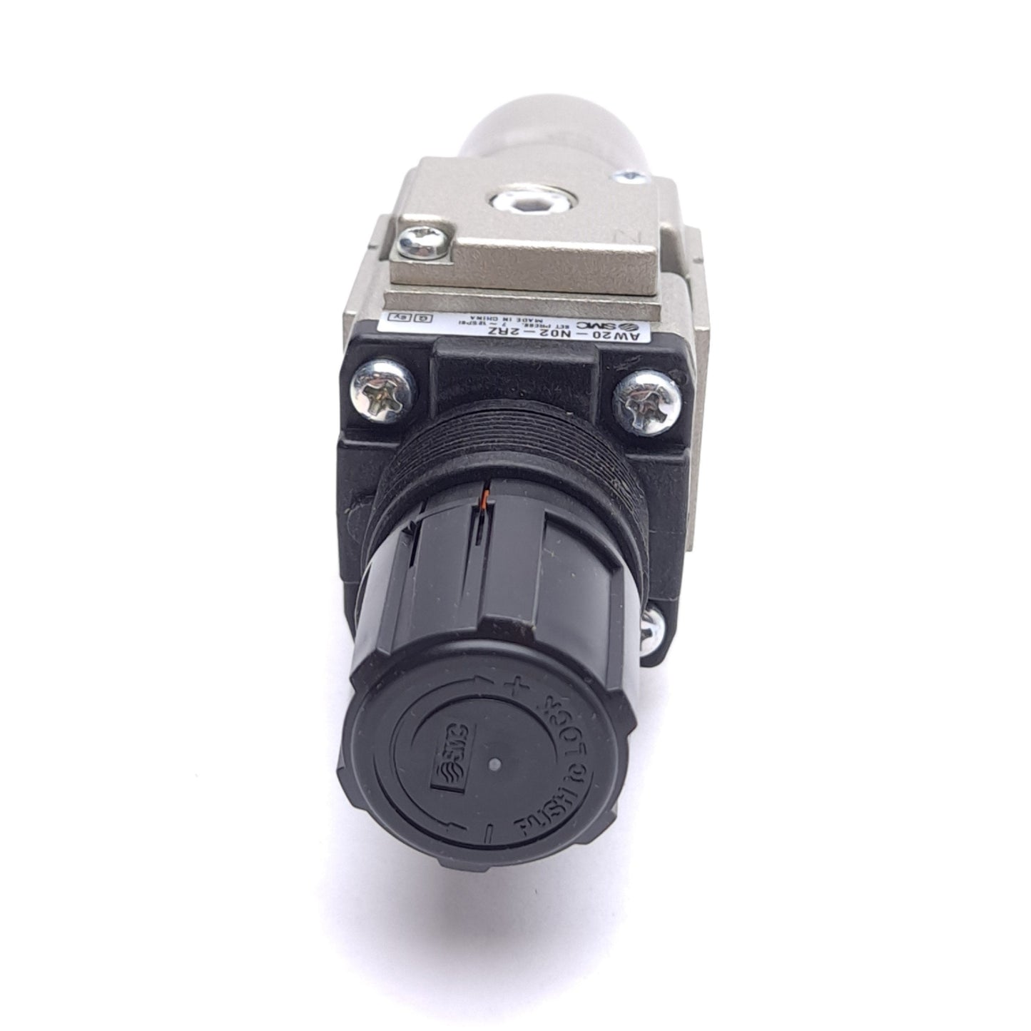 New – Open box SMC AW20-N02-2RZ Filter Regulator, 1/4in NPT, 1.0MPa Max, 5µm Filtration
