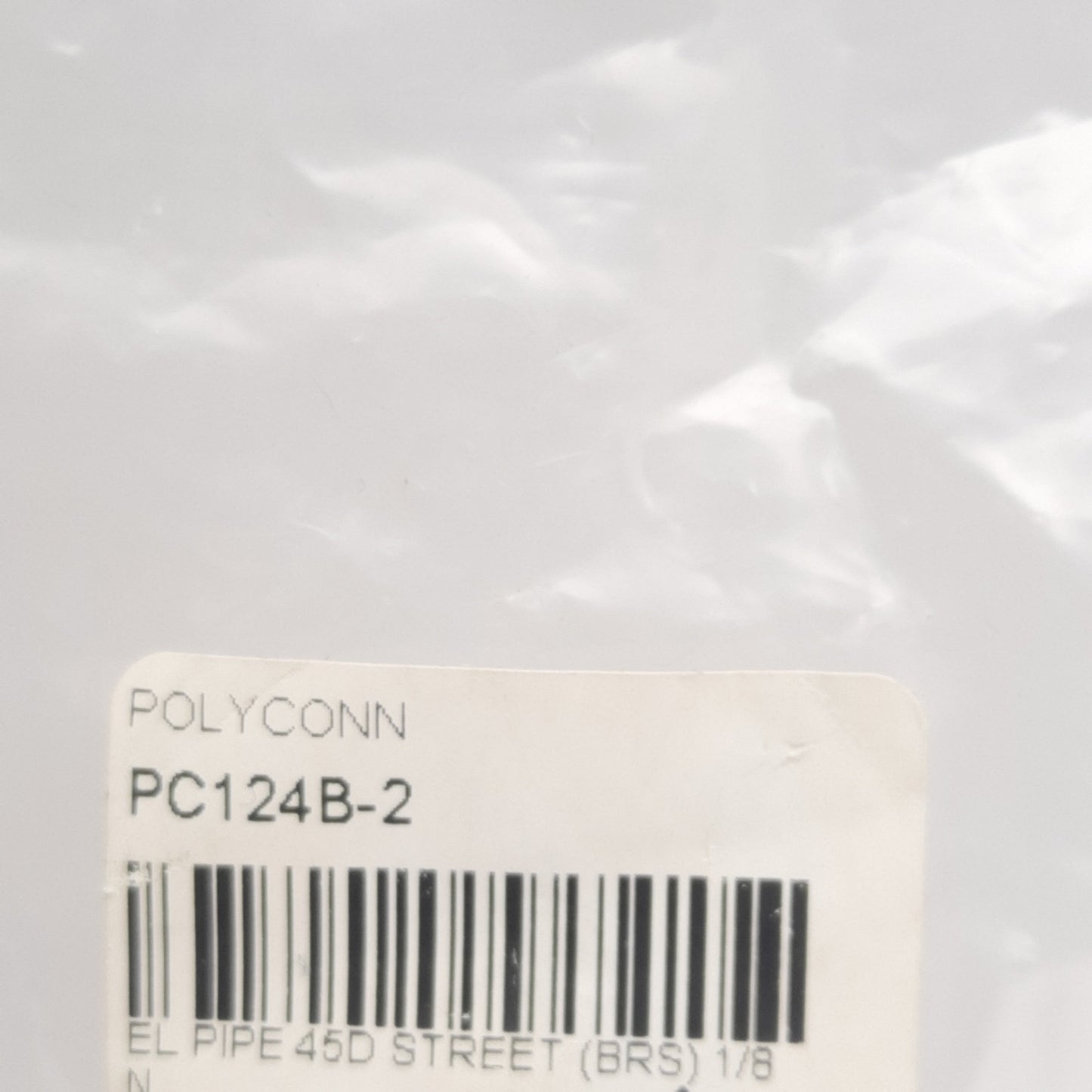 New – Open box Lot of 10 Polyconn PC124B-2 Elbow Street 45° Brass, 1/8in NPT Female to Male