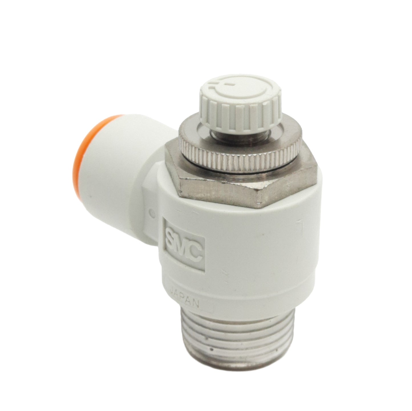 New – Open box Lot of 2 SMC AS4201F-N04-13S-J Speed Control Elbow, 1/2in NPT to ø1/2in Tube