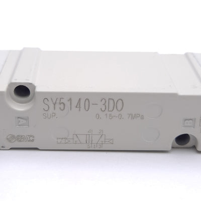 New SMC SY5140-3DO Solenoid Valve, 5-Port 2-Position, 0.15-0.7MPa, 110VAC Coil