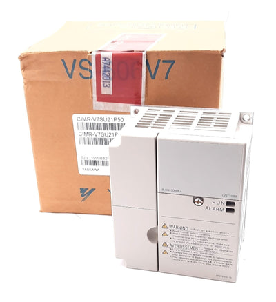 New Yaskawa CIMR-V7SU21P5 AC Drive 3 Phase, 200-230VAC, 11A, 0-230VAC, 8A